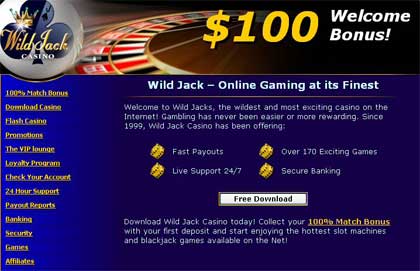 WildJack Casino - Awesome Progressive Jackpots and best jackpot payouts!